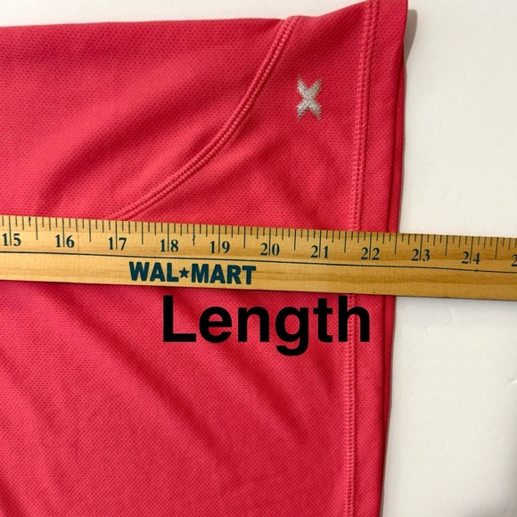 Xersion Women's Coral V-Neck Short Sleeve performance shirt - Picture 9 of 9